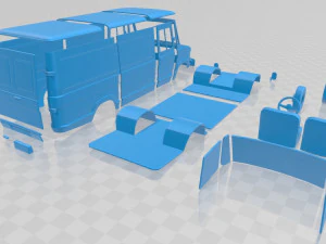 a series panelvan 1973 printable 3D Print Model