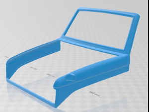 toyota land cruiser j70 3 doors 1990 printable car 3D प्रिंट मॉडल