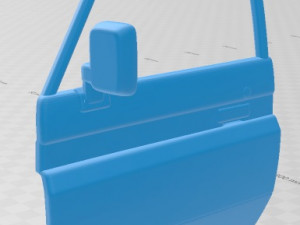 toyota land cruiser j70 3 doors 1990 printable car 3D प्रिंट मॉडल