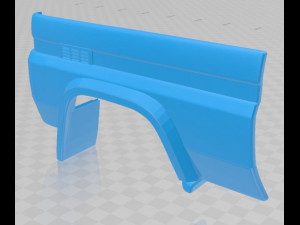 toyota land cruiser j70 3 doors 1990 printable car 3D प्रिंट मॉडल