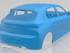 peugeot 208 2020 printable body car 3D Print Model