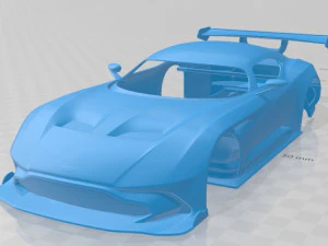 aston martin vulcan 2016 printable body car 3D Print Model