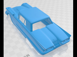 thunderbird sport coupe 1958 printable body car Modèles 3D en vedette