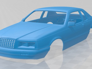 thunderbird 1983 printable body car 3D Print Model