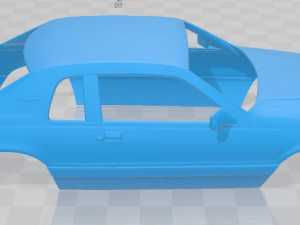 thunderbird 1983 printable body car 3D Print Model