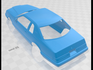 thunderbird 1983 printable body car 3D Print Model