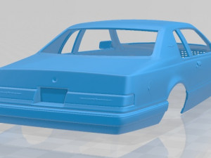 thunderbird 1983 printable body car 3D Print Model