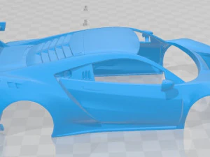 acura nsx gt3 2019 printable body car 3D Print Model
