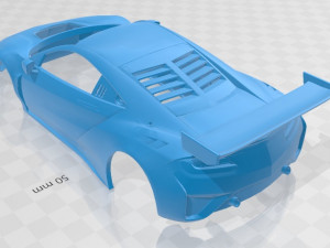 acura nsx gt3 2019 printable body car 3D Print Model