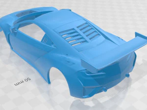 acura nsx gt3 2019 printable body car 3D Print Model