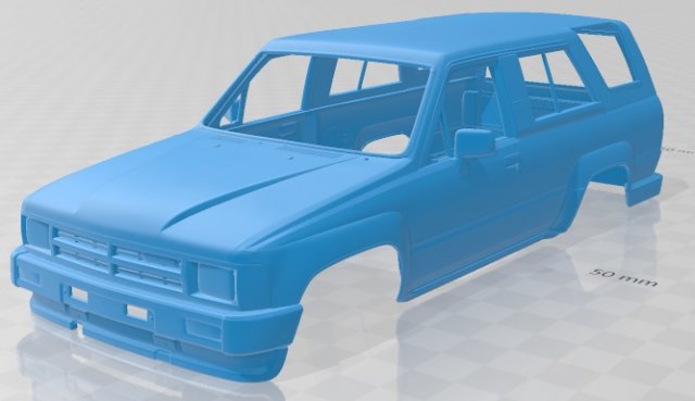toyota 4runner 1986 printable body car 3D Druckmodell .c4d .max .obj .3ds .fbx .stl .blend