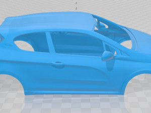 peugeot 208 gti 2013 printable body car 3Dプリントモデル