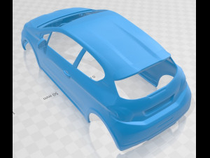 peugeot 208 gti 2013 printable body car 3Dプリントモデル
