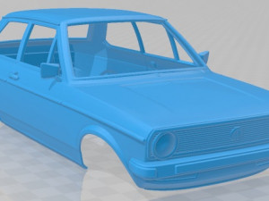 volkswagen derby 1977 printable body car Modello di stampa 3D
