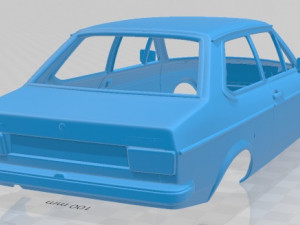 volkswagen derby 1977 printable body car Modello di stampa 3D