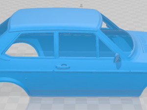 volkswagen derby 1977 printable body car Modello di stampa 3D