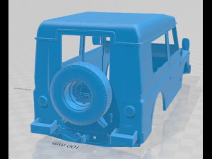 fiat campagnola station wagon 1987 printable body car 3D Print Model