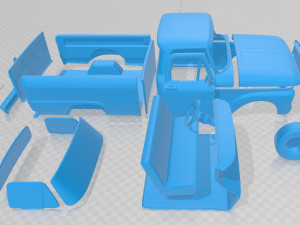 f 100 1966 printable car 3Dプリントモデル