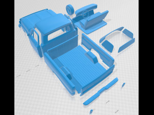 f 100 1966 printable car 3Dプリントモデル