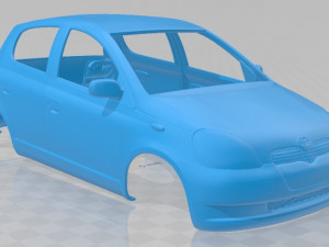 toyota yaris 1999 printable body car Modello di stampa 3D