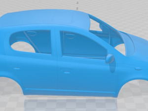 toyota yaris 1999 printable body car Modello di stampa 3D