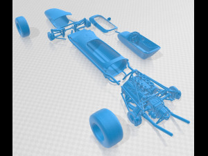 lotus 49 1967 printable car 3D Принт Модель