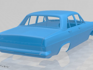 holden hr premier 1966 printable body car 3D 프린트 모델