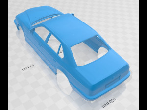 7 series e32 1992 printable body car Modelo de Impressão 3D