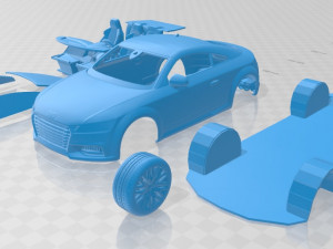 audi tts coupe 2015 printable car 3D Print Model
