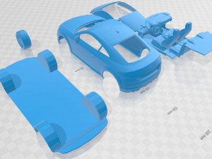 audi tts coupe 2015 printable car Modelo de impresión 3D