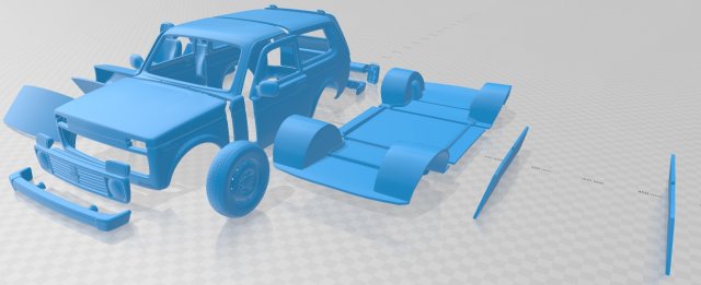 lada niva 2012 printable car 3D 프린트 모델 .c4d .max .obj .3ds .fbx .stl .blend 