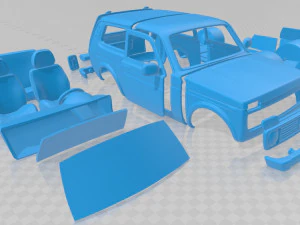 lada niva 2012 printable car 3D Print Model