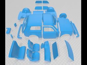 lada niva 2012 printable car 3D 프린트 모델
