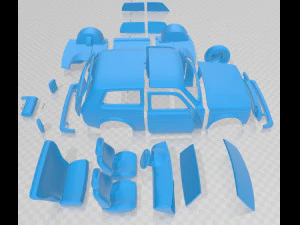 lada niva 2012 printable car 3D Print Model