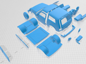 lada niva 2012 printable car 3D 프린트 모델