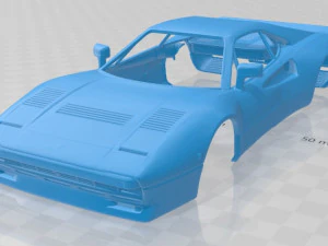 ferrari 288 gto 1984 printable body car 3D Print Model