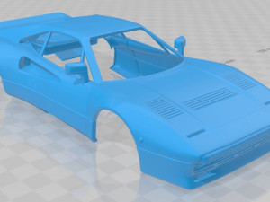 ferrari 288 gto 1984 printable body car 3D 프린트 모델