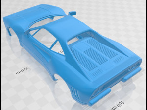 ferrari 288 gto 1984 printable body car 3D 프린트 모델