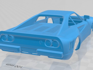 ferrari 288 gto 1984 printable body car 3D 프린트 모델