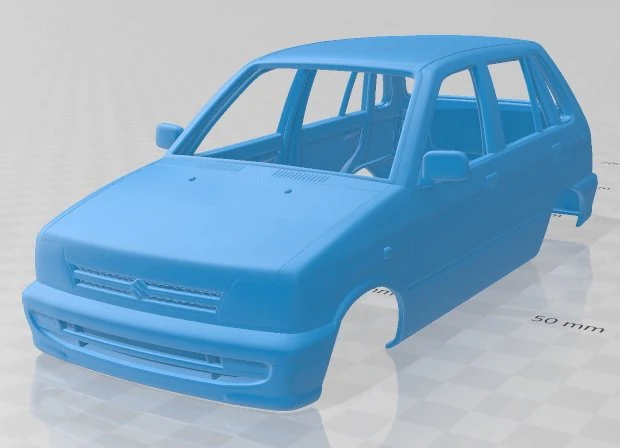 suzuki maruti 800 1986 printable body car 3D Print Model .c4d .max .obj .3ds .fbx .stl .blend 