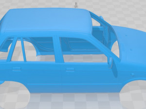 suzuki maruti 800 1986 printable body car 3Dプリントモデル