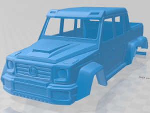 brabus g700 6x6 printable body car 3D 프린트 모델