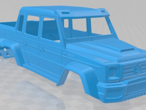 brabus g700 6x6 printable body car 3D Принт Модель