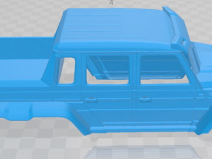 brabus g700 6x6 printable body car 3D Принт Модель