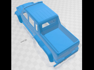 brabus g700 6x6 printable body car 3D Принт Модель