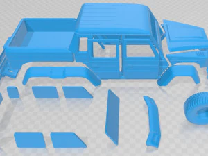brabus g700 6x6 printable car 3D Print Model
