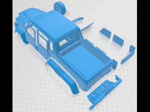 brabus g700 6x6 printable car 3D Print Model