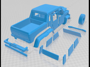 brabus g700 6x6 printable car Model do druku 3D