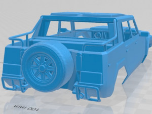 lm002 pickup 1986 printable body car Model Cetak 3D