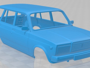 vaz lada zhiguli 21041 - 2006 printable body car 3D-printmodel